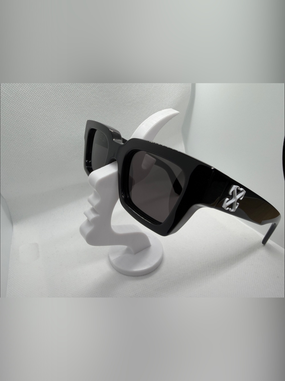 Off-White Virgil Sunglasses - Black with Dark Grey Lenses